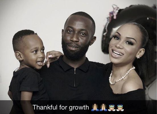 Photo of Ex-Governor Ikedi Ohakim’s Son, Obia and Wife Show off Baby Bump